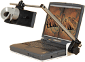 laptop stereoscope setup surveyor equipment