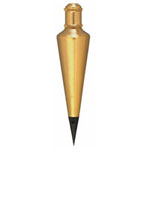 Brass Plumbob with Replaceable Steel Tip
