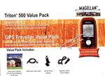 Magellan Triton 500 Value Pack Hand-Held GPS